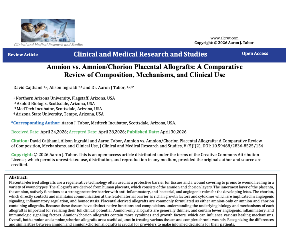 Amnion vs. Amnion/Chorion Placental Allografts: A ComparativeReview of Composition, Mechanisms, and Clinical Use
